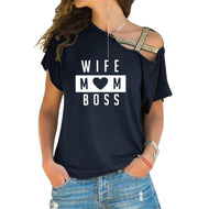 2019 T-shirt Women Fashion WIFE
